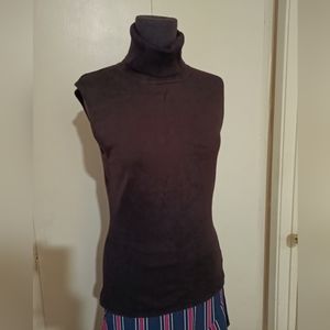 Sleeveless Turtlenecks Sweater